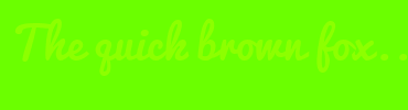 Image with Font Color 8DFF00 and Background Color 6BFF00